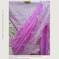 ORGANZA SAREE  USTSORZ23583