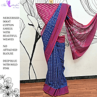 IKKAT MERCERISED COTTON SAREE BGHSDIC23321 IKKAT MERCERISED COTTON SAREE BGHSDIC23321