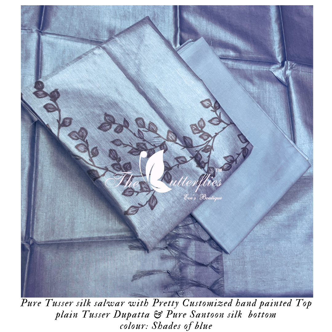 PURE TUSSER SILK SALWAR ANCCTRS24222