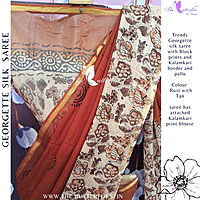 GEORGETTE SILK SAREE ORDSGRS24316 GEORGETTE SILK SAREE ORDSGRS24316