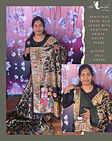 CREPE SILK SAREE RJASPMS24879 CREPE SILK SAREE RJASPMS24879