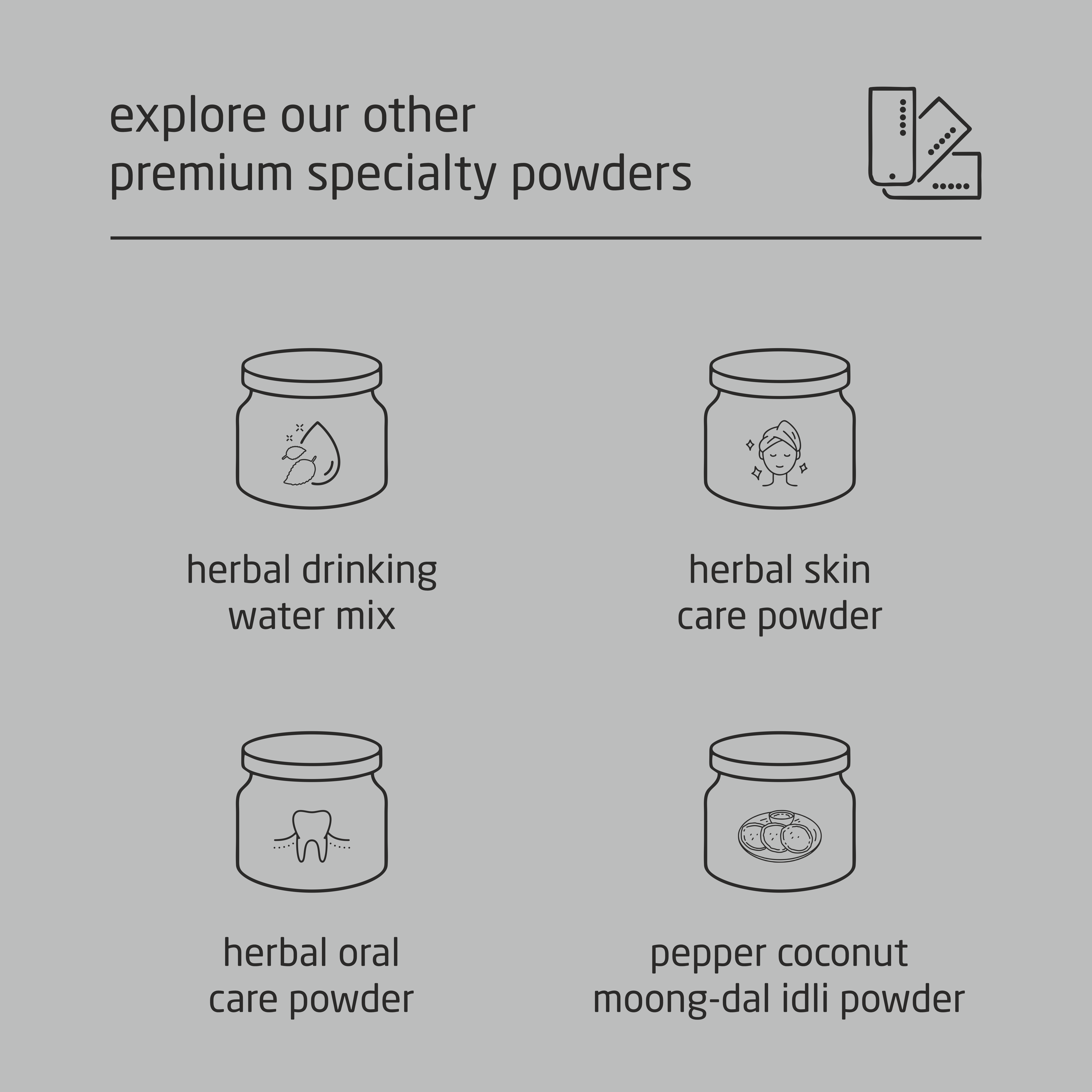 Super Premium Herbal Hair Care Powder - 100g