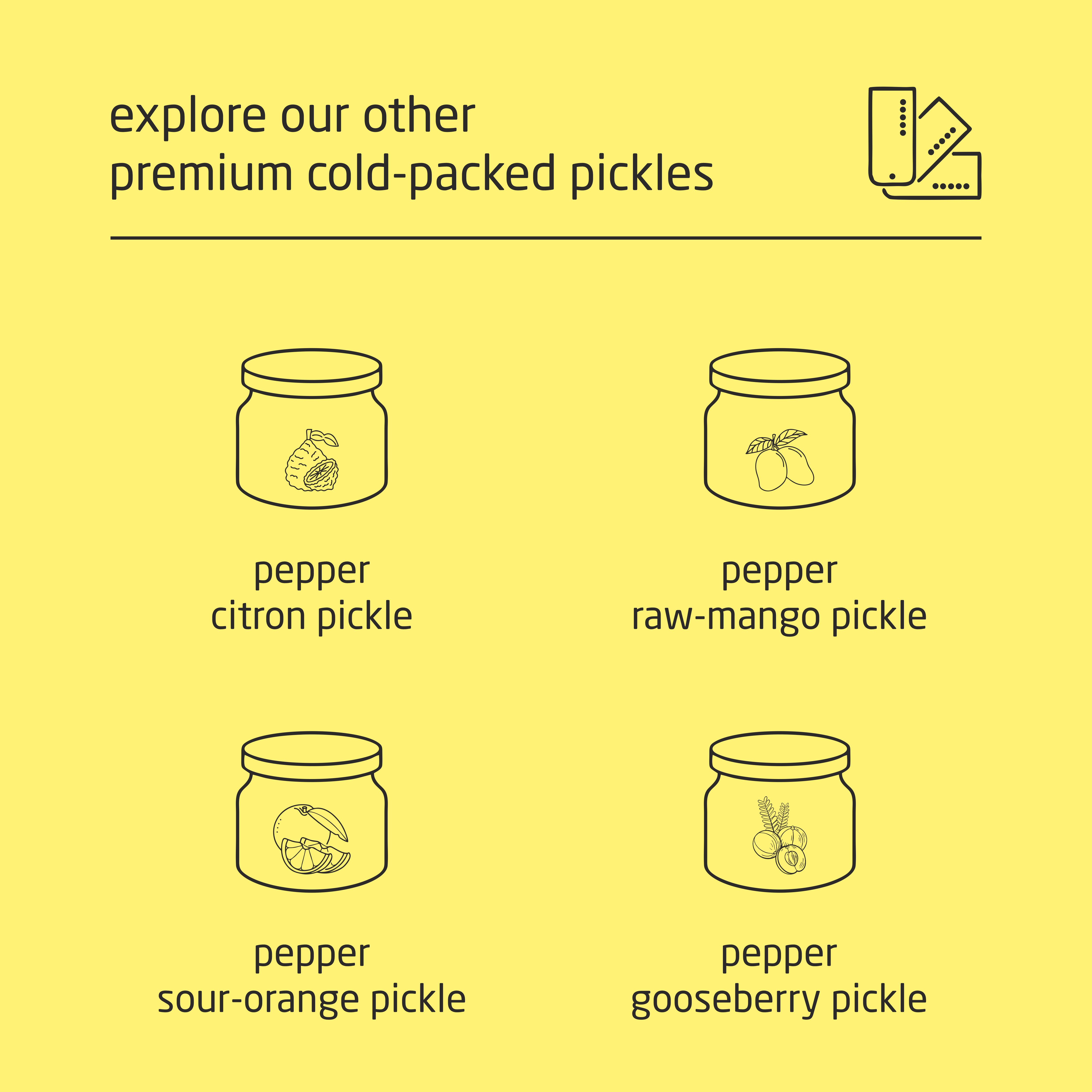 Premium Cold-Packed Pepper Lime Pickle – 185g
