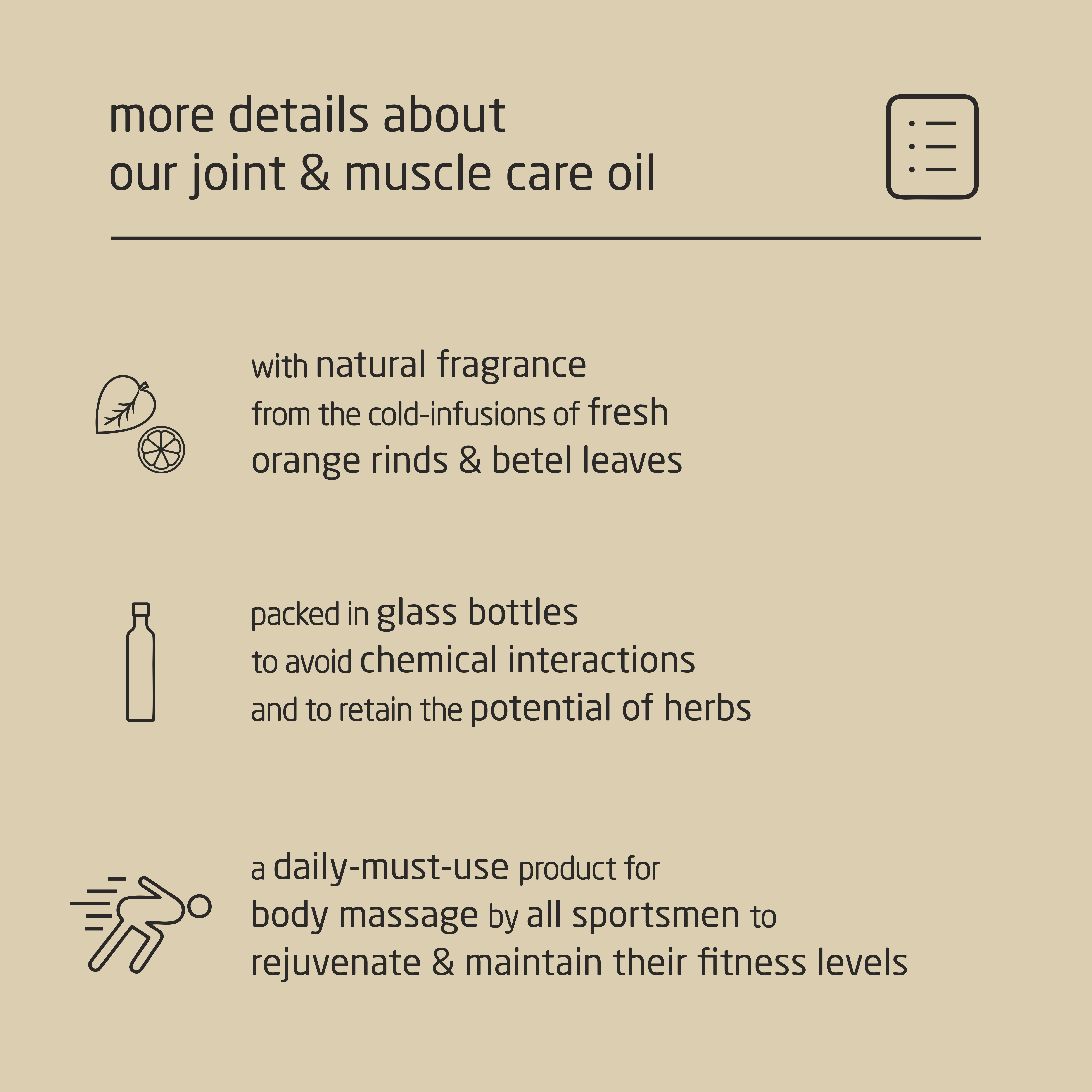 Premium Herbal Cold-Infused Joint & Muscle Care Oil - 100ml