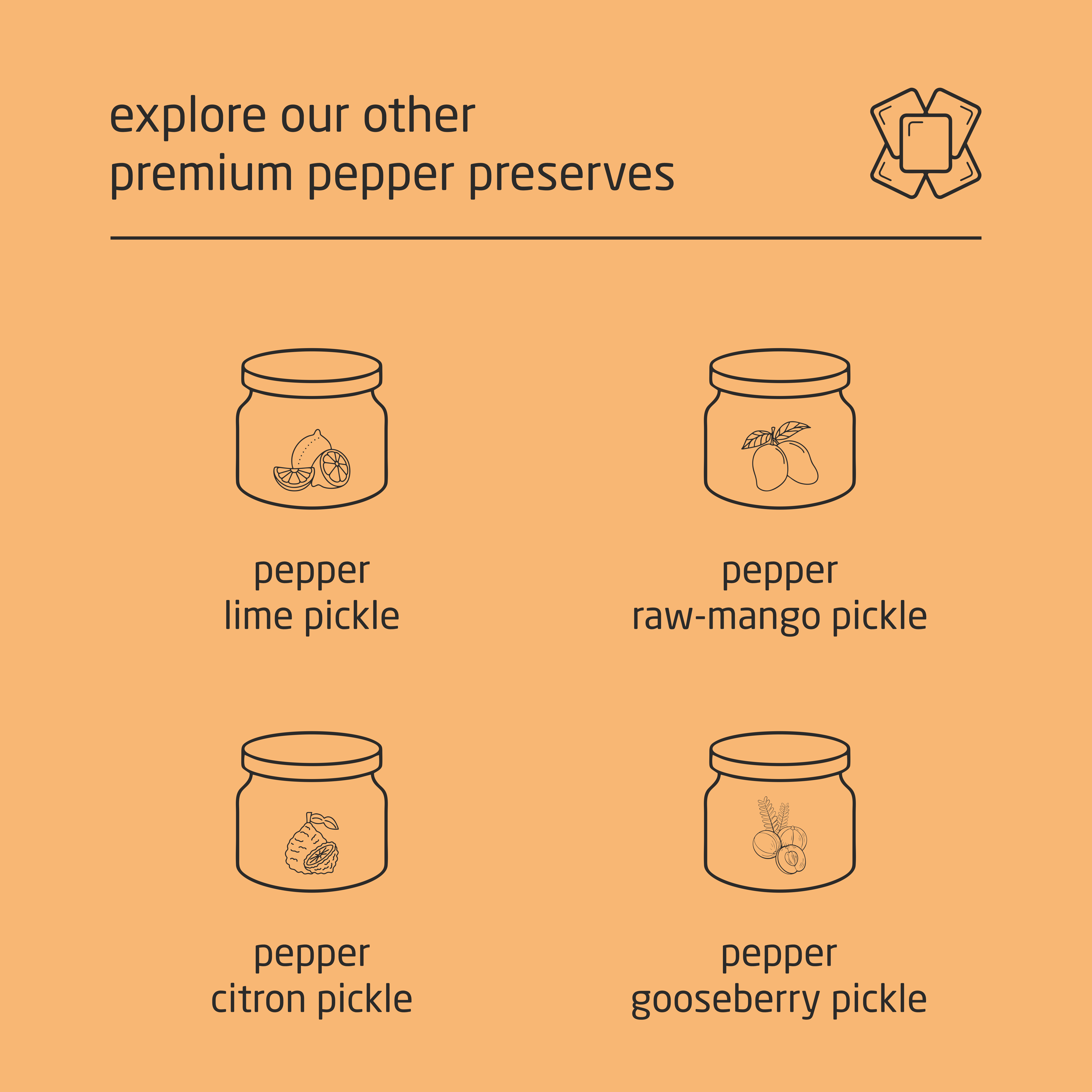 Premium Cold-Packed Pepper Sour-Orange Pickle – 185g
