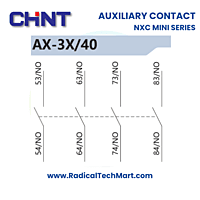 Chint NXC Mini Series Auxiliary Contact – Compact Control Accessory for NXC Contactors