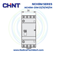 Chint NCH8-20M Modular Contactor for Industrial and Residential Use