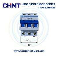 Chint eBG 3 Pole MCB for Industrial Three-Phase Protection