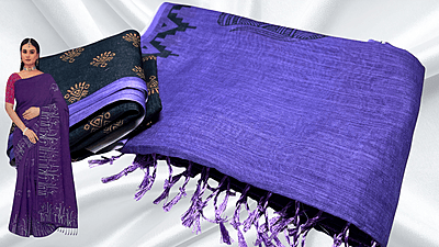 Cotton Queen Trending Saree - Purple