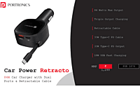 Car Charger Portronics