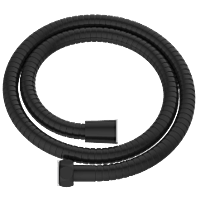 HF-MB-15 ABS Round Health Faucet With Hook & 1.2 Mtr. S.S. Tube (Black)