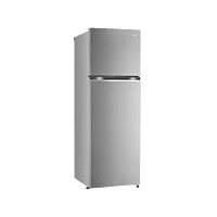 LG 272L Double Door Refrigerator, Convertible, Multi Air Flow, Shiny Steel, 2 Star