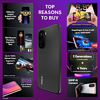 POCO M7 Plus 5G (Carbon Black, 128 GB)  (8 GB RAM)