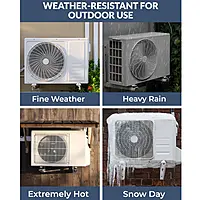 Heavy Duty Air Conditioner Outdoor AC Stand, Outdoor Unit AC wall Mounting Bracket Stand for 1 Ton, 1.5 Ton, 2 Ton AC,