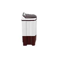 LG 8 Kg Semi Automatic Washing Machine with Roller Jet Pulsator, Wind Jet Dry, Burgundy, 5 Star