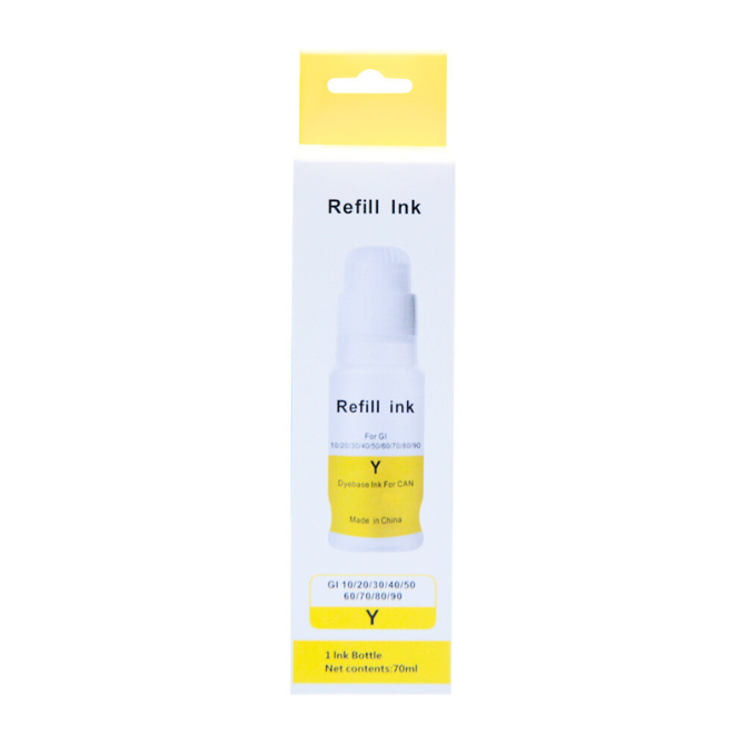 Refill Ink for Canon PIXMA G5070/G6070/G7070 (Yellow)