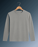 Unisex Grey Full Sleeve Tee