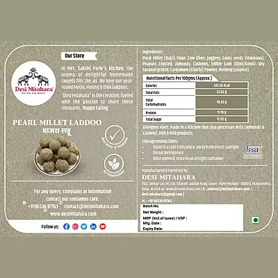 Bajara (Pearl Millet) Laddoo