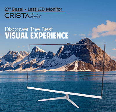 Zebion Monitor 27" Crista Series - Borderless Zebion Monitor 27" Crista Series - Borderless