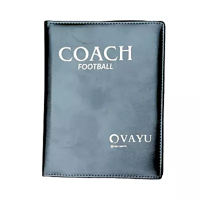 Football Tactical Board Folder – Magnetic Coaching Folder with Pen, Marker & Notepad