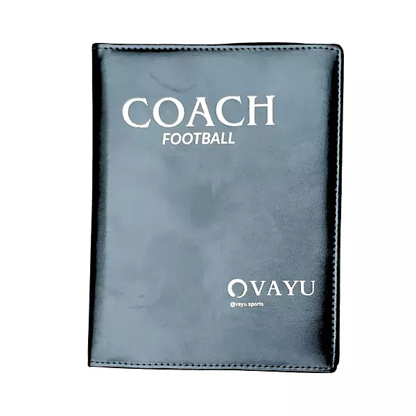 Football Tactical Board Folder – Magnetic Coaching Folder with Pen, Marker & Notepad