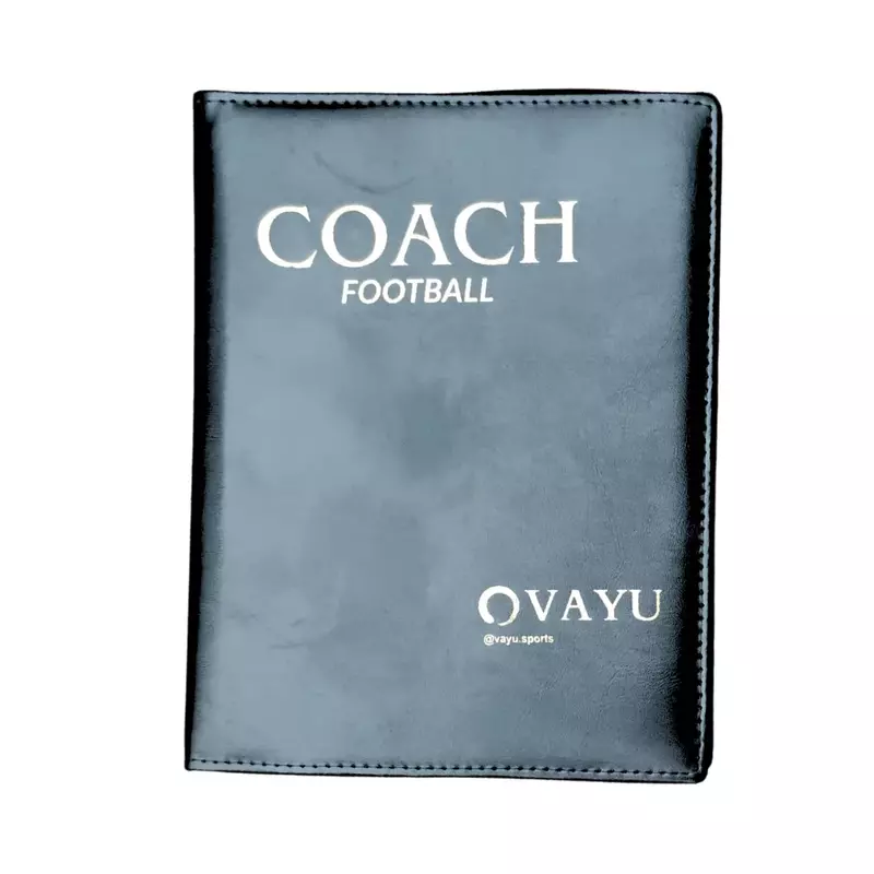 Football Tactical Board Folder – Magnetic Coaching Folder with Pen, Marker & Notepad