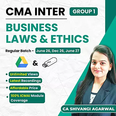 CMA Inter Business Laws and Ethics (Group 1) By CA Shivangi Agarwal CMA Inter Business Laws and Ethics (Group 1) By CA Shivangi Agarwal