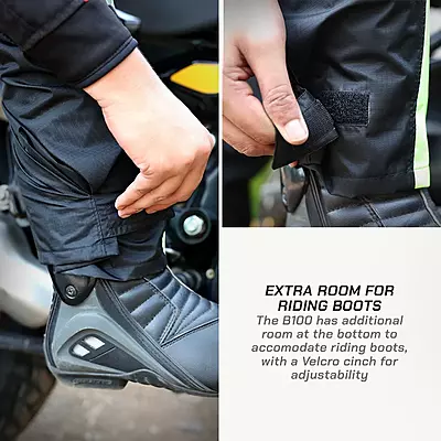 Viaterra B100 Waterproof Motorcycle Rain Pants (2026)