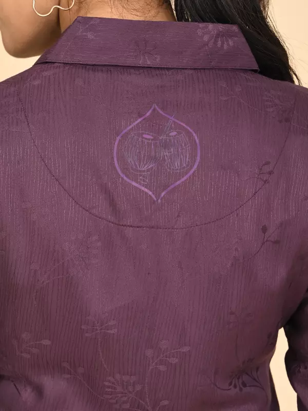 Women's Short Kurta - Purple