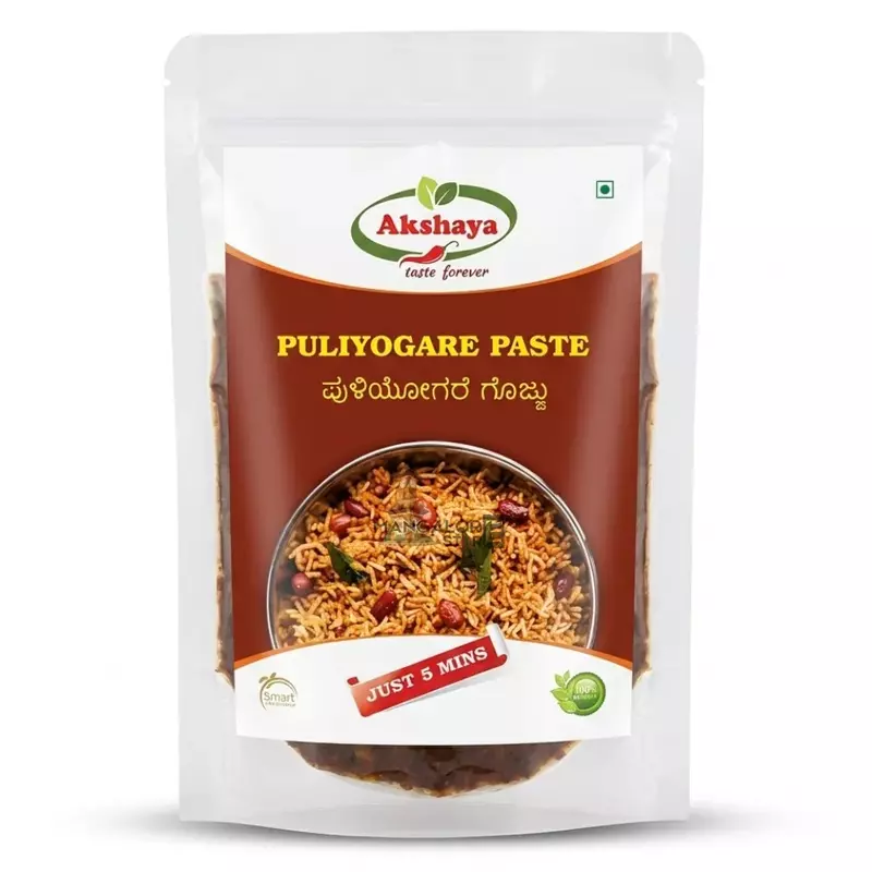 Akshaya Puliyogare Paste – Authentic Tangy & Spicy Blend | 100g