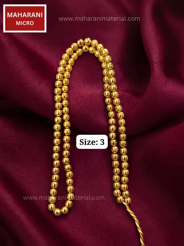 plain micro gold plated ball
