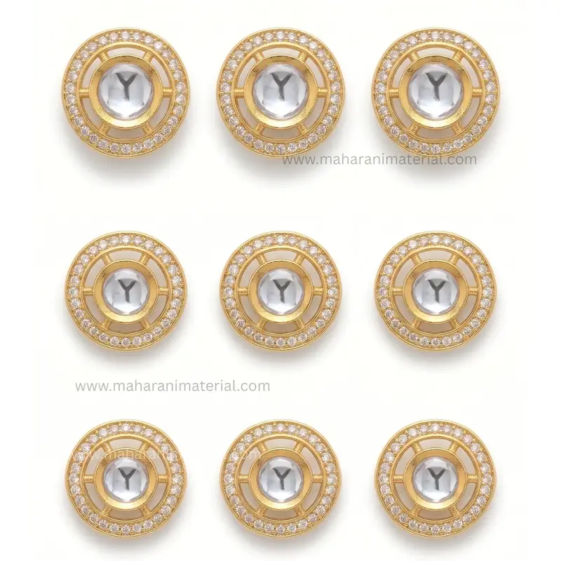 Diamond Kundan Round 