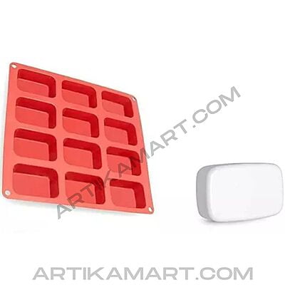 Silicon Mold Rectangle No 9- 12 Cavity 75g Silicon Mold Rectangle No 9- 12 Cavity 75g