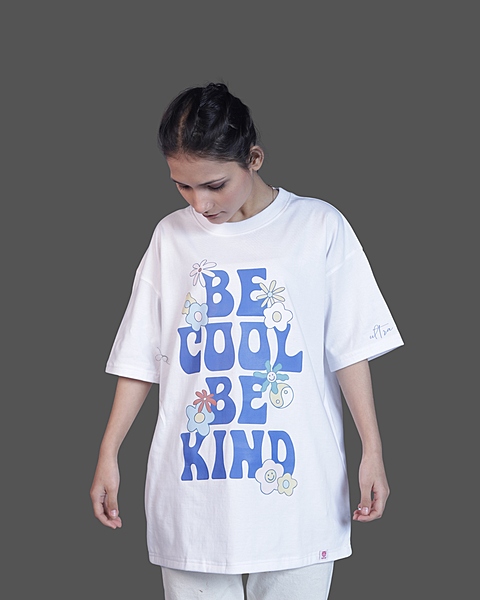 Be Cool Be Kind Oversized Tee