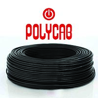 DC Cable 4 sq.mm (Black) (POLYCAB or V-GUARD)