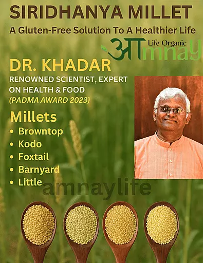 Siridhanya Unpolished Millets-5 Kg. Combo Pack (Browntop, Foxtail, Kodo, Barnyard & Little)-n
