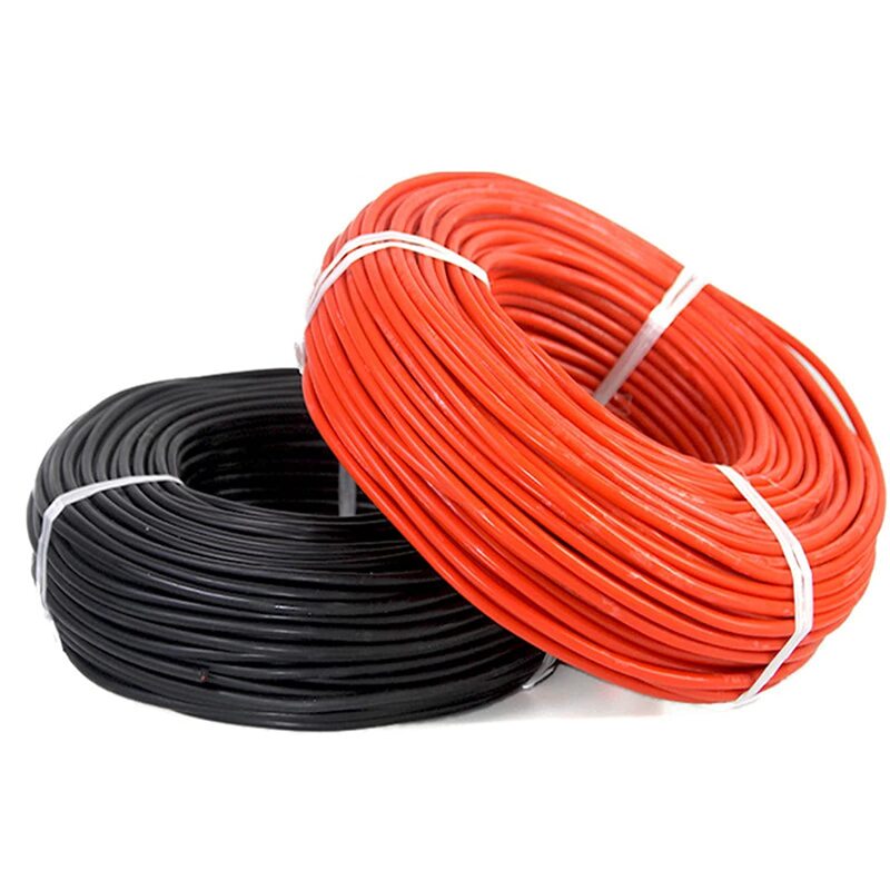 6mm² DC Solar Cable Set – Red & Black | Tinned Copper Wire [Sanflex]