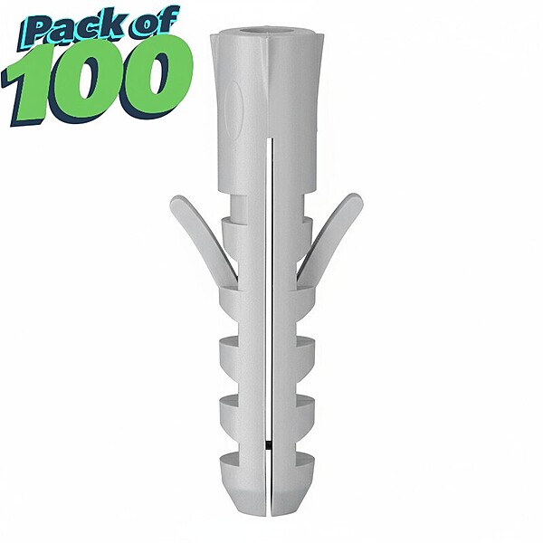 1 inch Nylon Plug (6mm) - Pack of 100