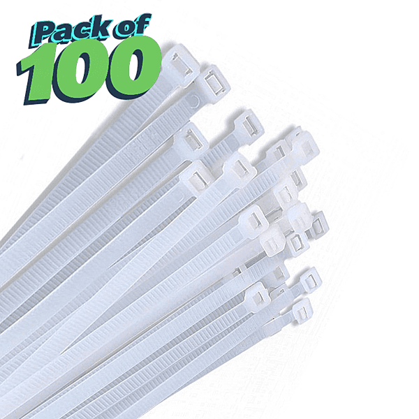 4.2 mm × 300 mm Nylon Cable Tie | 100 Nos