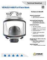 Venus V-668 Full Face mask Duel Filter 15014