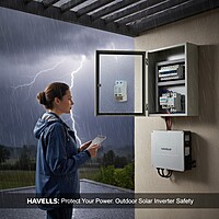 Havells - DC SPD - 2 Pole - 1200V [Lightning Protection for Solar Applications]