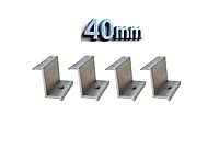40mm End Clamp and Mid Clamp for Solar Panel Mounting