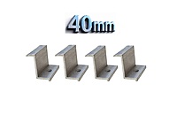 40mm End Clamp and Mid Clamp for Solar Panel Mounting
