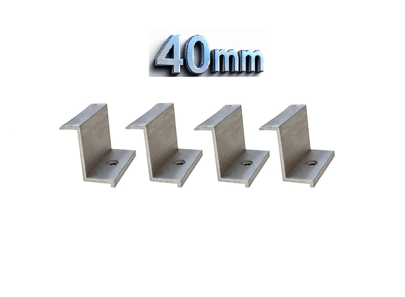 40mm End Clamp and Mid Clamp for Solar Panel Mounting