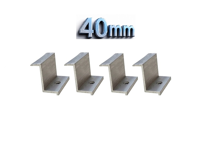 40mm End Clamp and Mid Clamp for Solar Panel Mounting