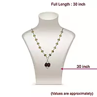 Silver Tied Tulsi Mala with Rudraksham Pendant