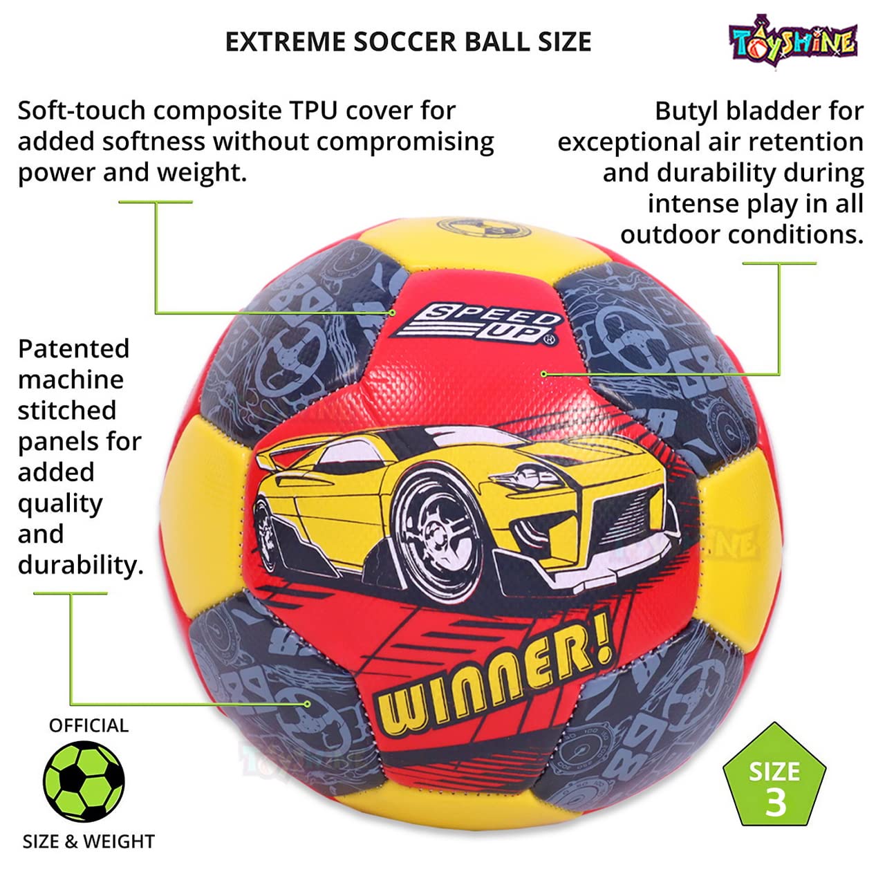 Football - Car Series (Size 3)
