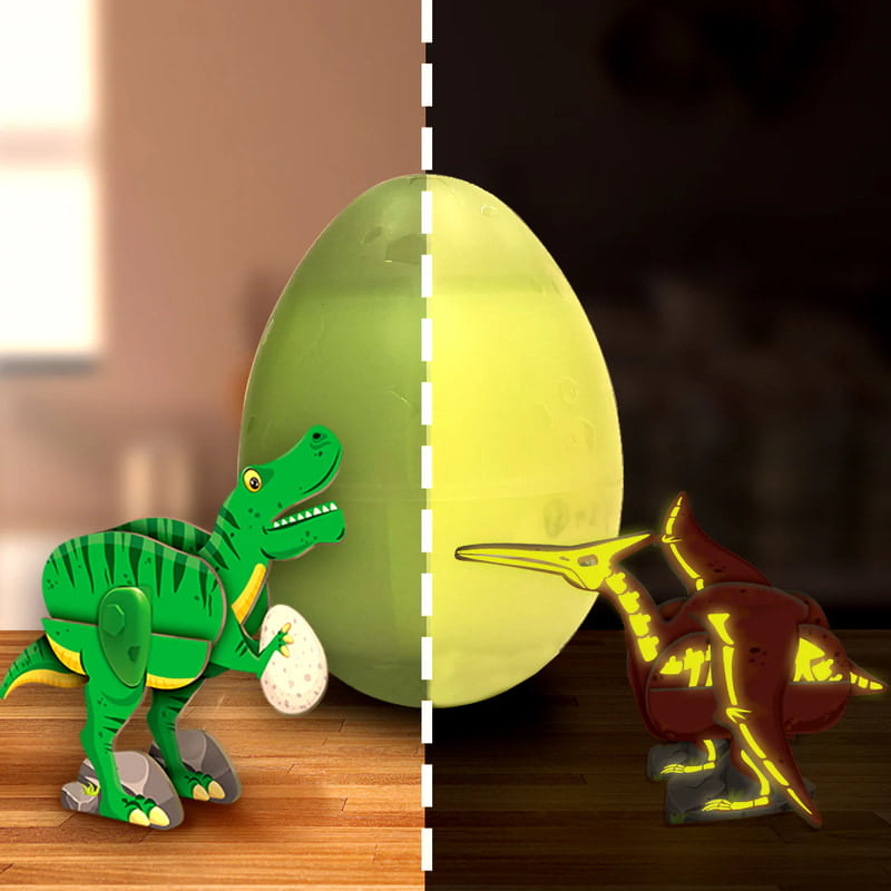 GID Dinos & Egg - Pack of 3