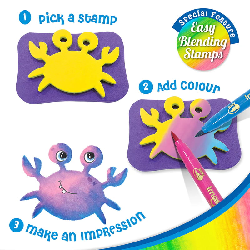 Stamp Art - Ocean