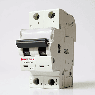 Havells 32 A DC MCB 500 V (Miniature Circuit Breaker)